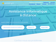 Tablet Screenshot of infortmic.com